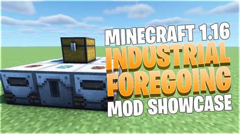 industrial forgoing mod  In today's Mod Spotlight: Industrial Foregoing, we breakdown pretty much everything you need to know to about the miscellaneous machines, mycelial network, a